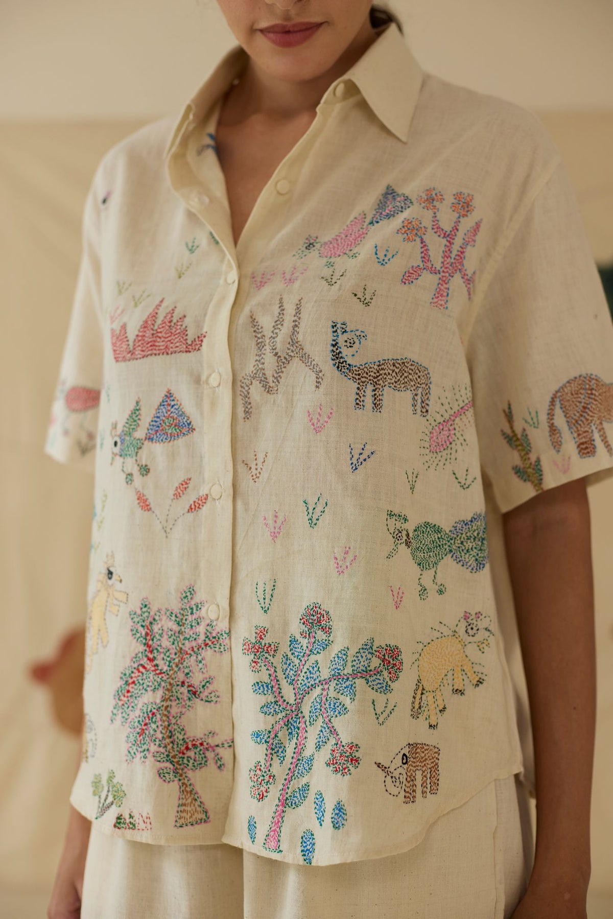Village Kantha Shirt