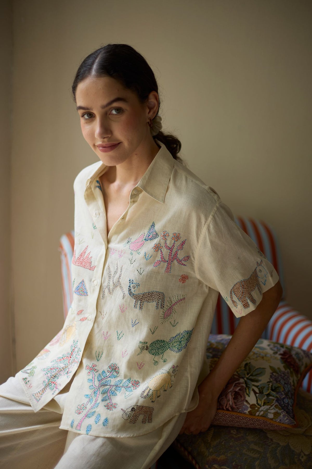 Village Kantha Shirt