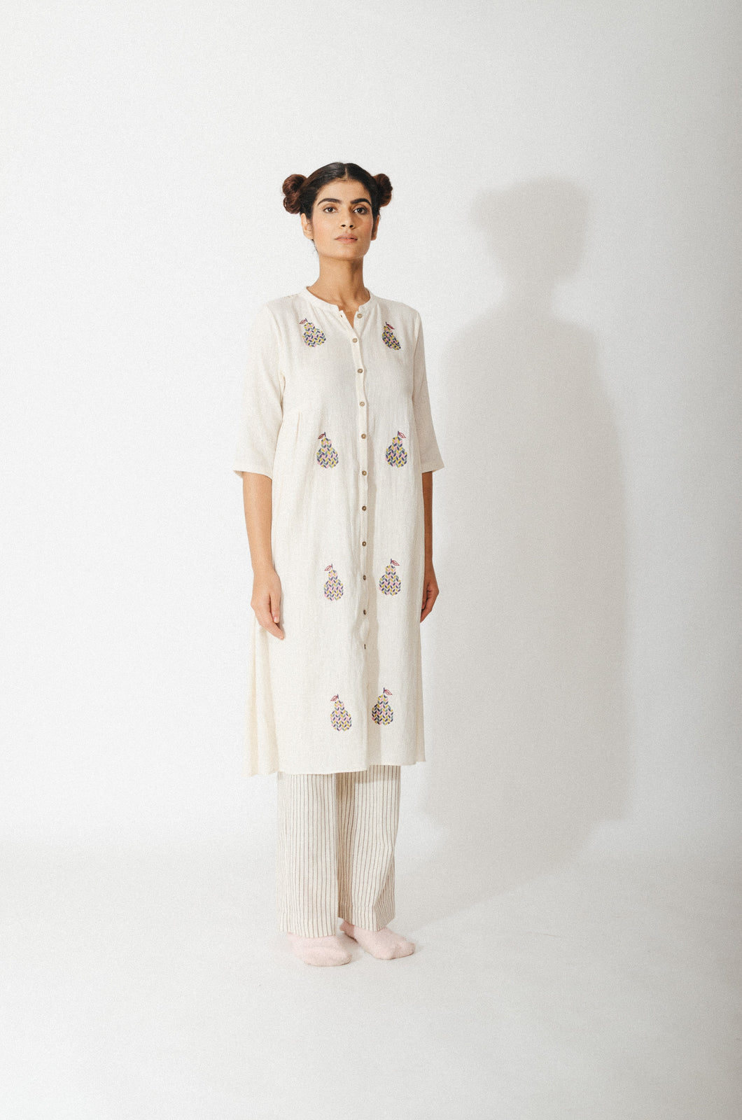 Handwoven Cotton Dress - L