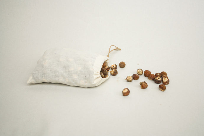 Organic Soapnuts, Indian Soap Berries with Cotton Storage Bag (500gm)