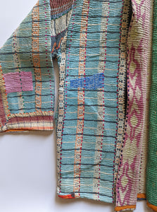 Bakhiya Free Size Kantha Coat-JC3