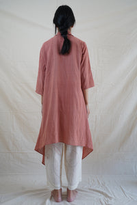 Madder dyed Kantha Stitch Robe