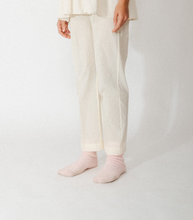 Ecru Cotton Pants